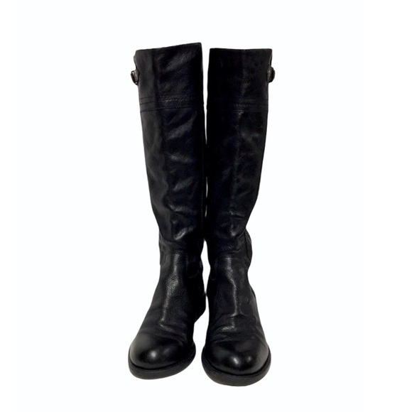 SOLD FRANCO SARTO Panko Leather Knee-High Boots - Picture 4 of 13
